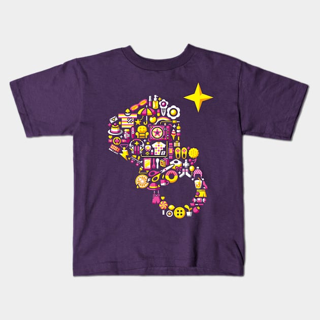 CANDYRING GIRL Kids T-Shirt by PEANUTSTASTE